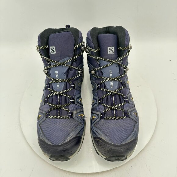 Salomon X Ultra Mid 2 GTX Gore-Tex Women Size 9 398691 Blue Black Hiking Boot - Picture 3 of 11